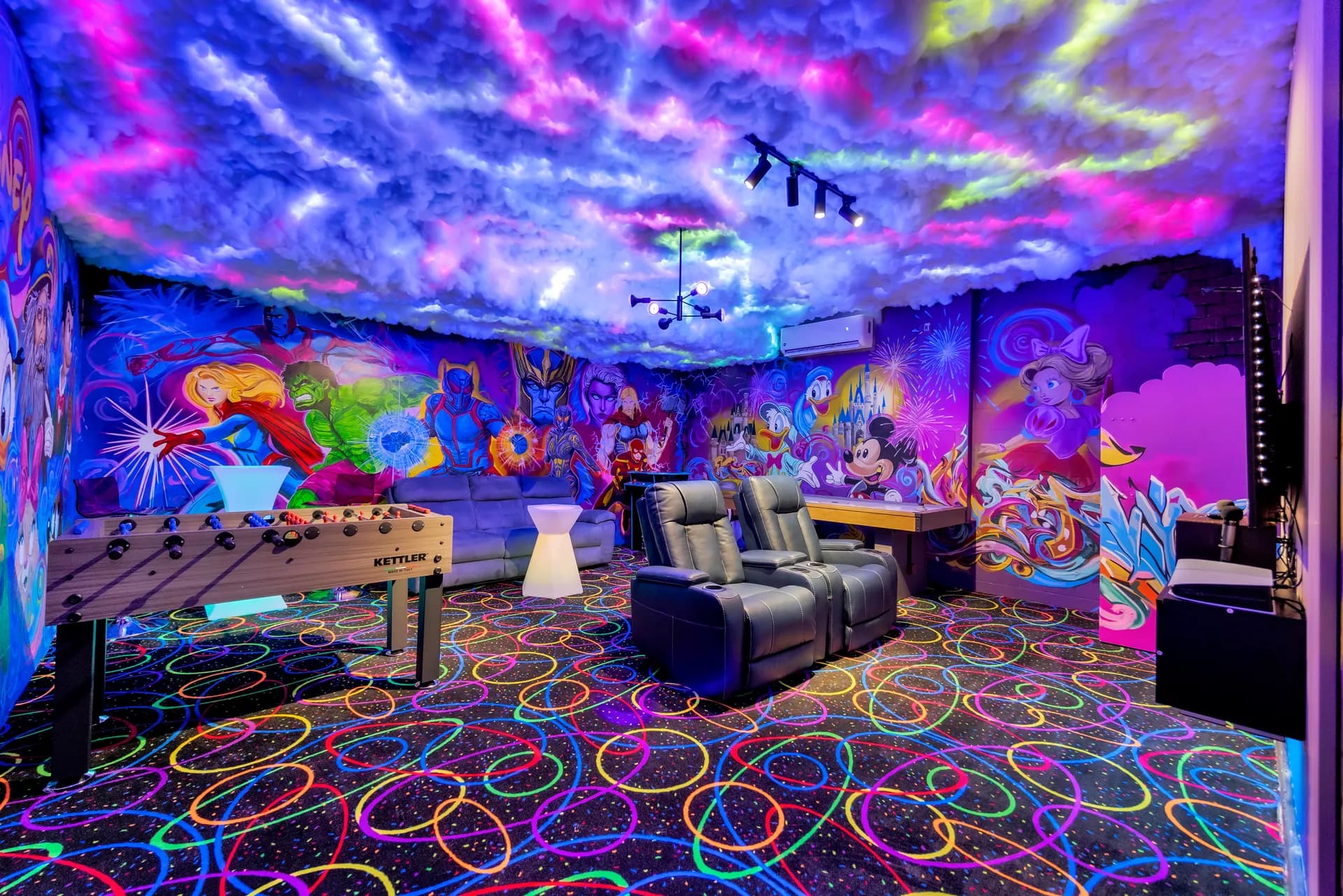 Arcade & Game Room at ChampionsGate Luxury Villa in Davenport, Florida