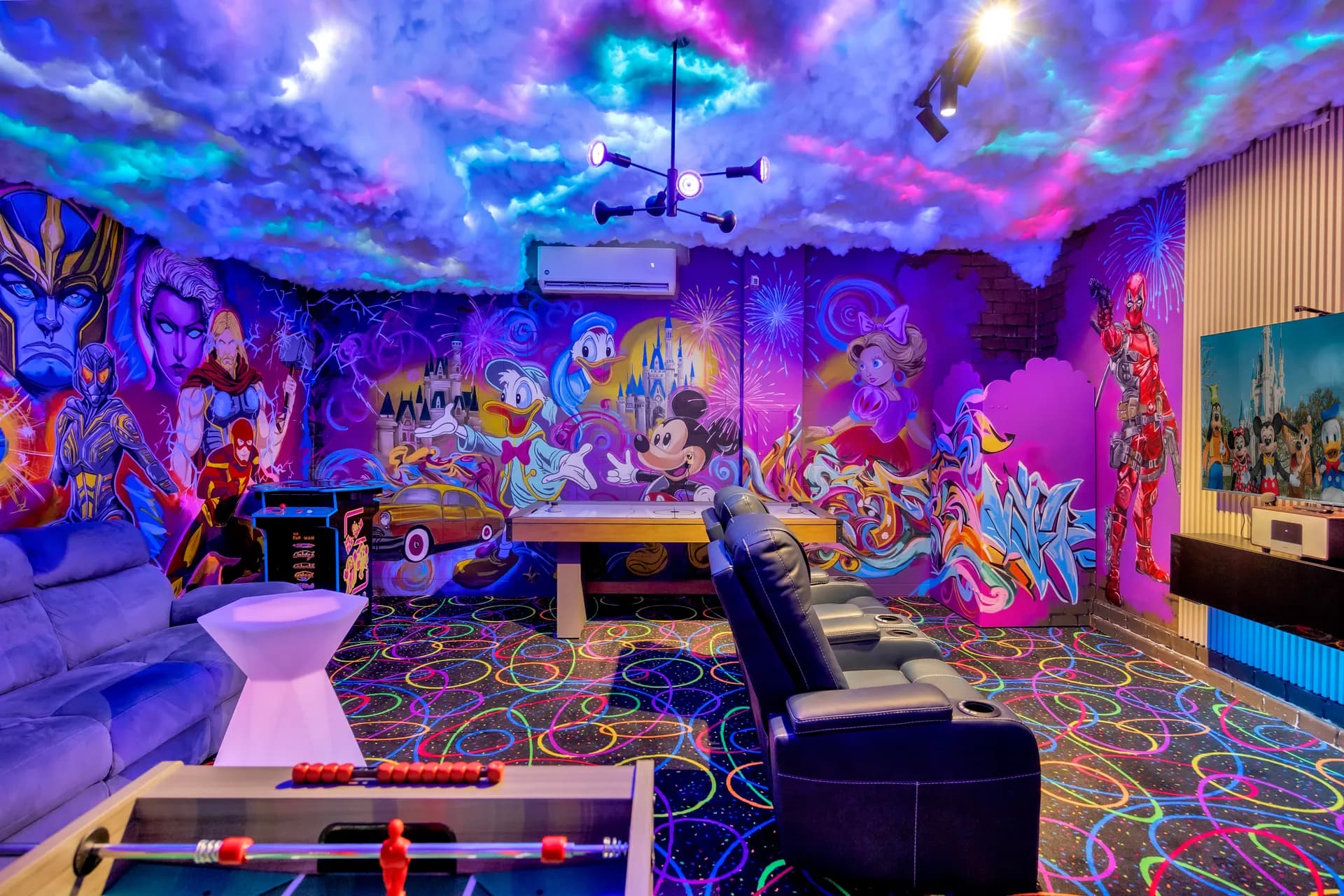 Arcade & Game Room at ChampionsGate Luxury Villa in Davenport, Florida