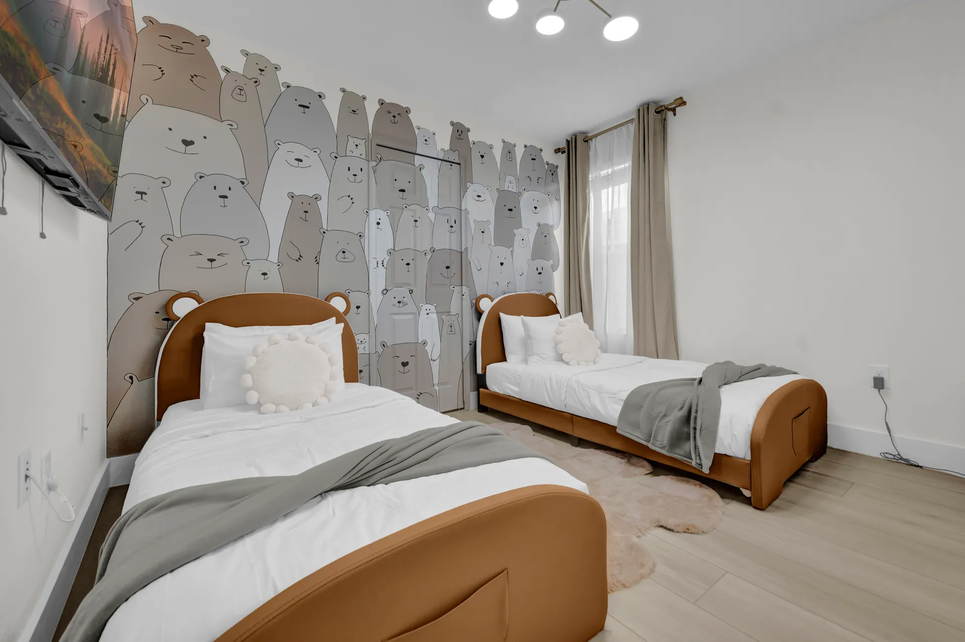 Bear Themed Bedroom at the luxury villa