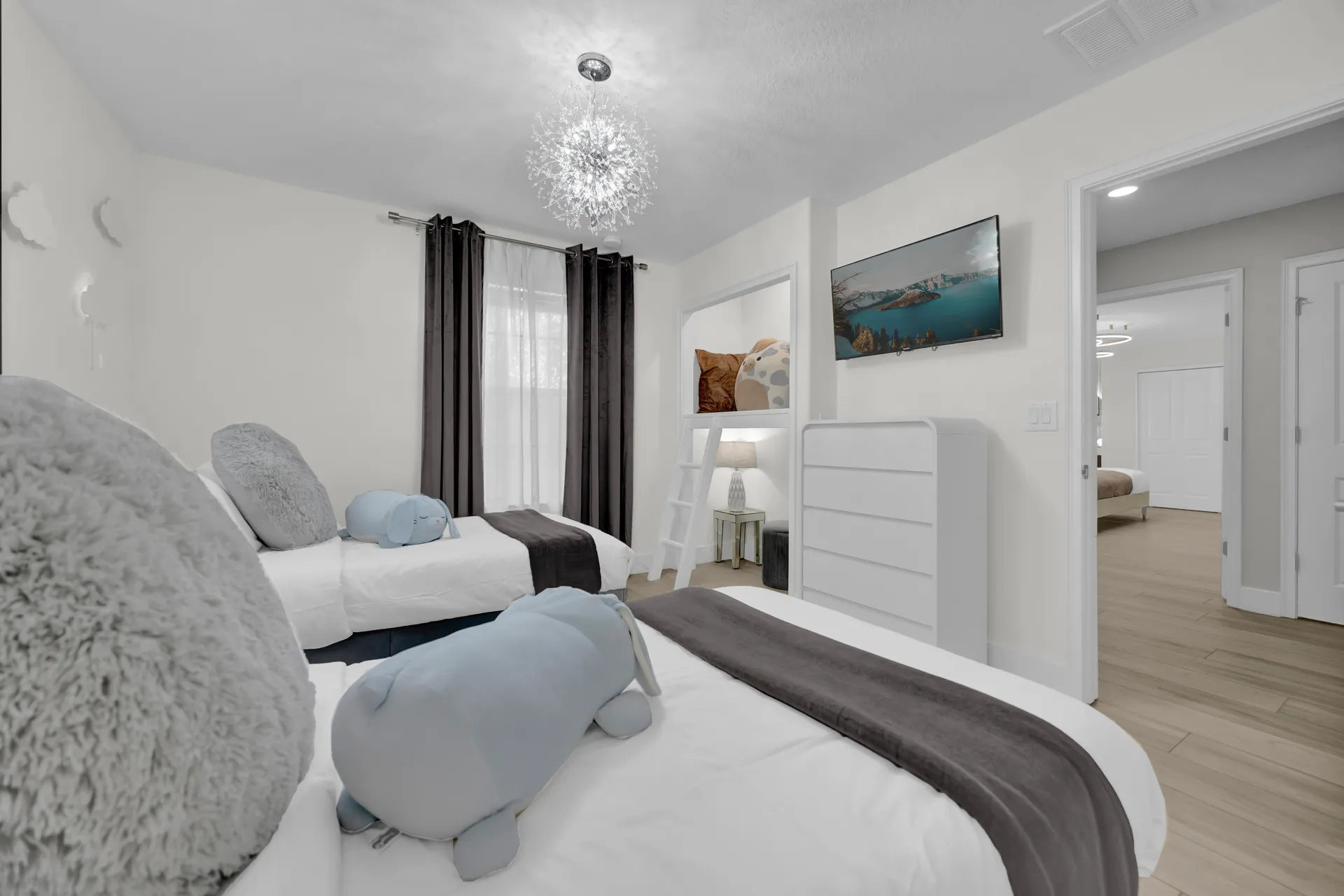 Themed Bunk Nook at the luxury villa
