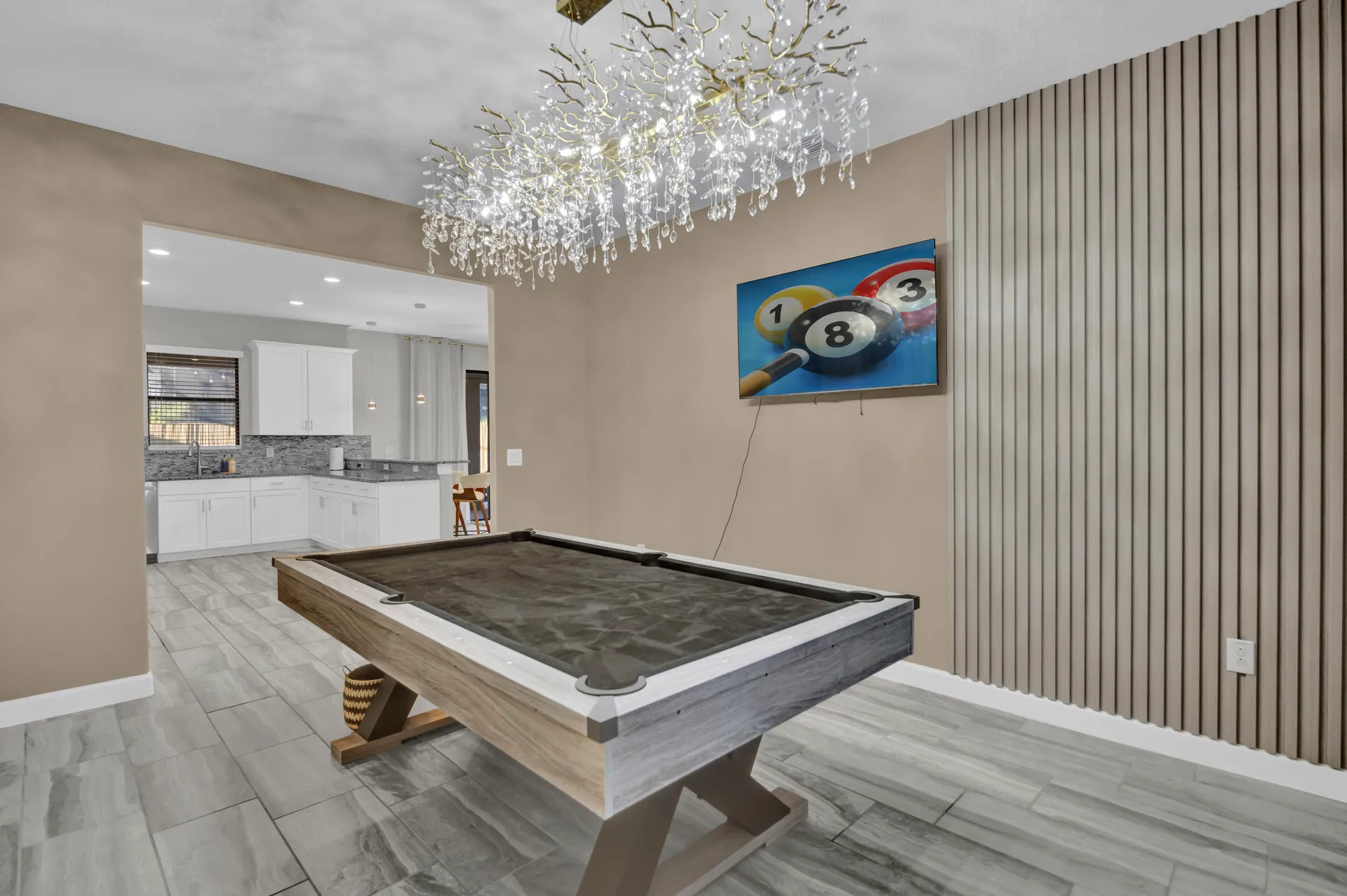 Game Room at the luxury villa