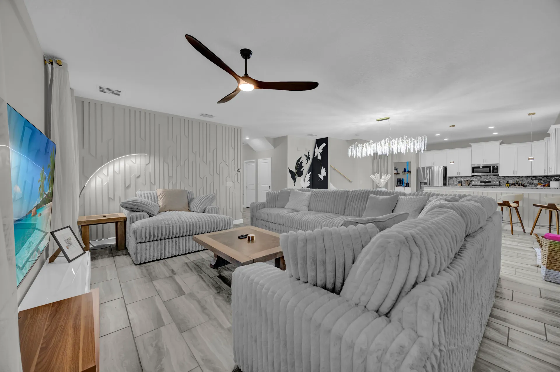 Living Room at the luxury villa