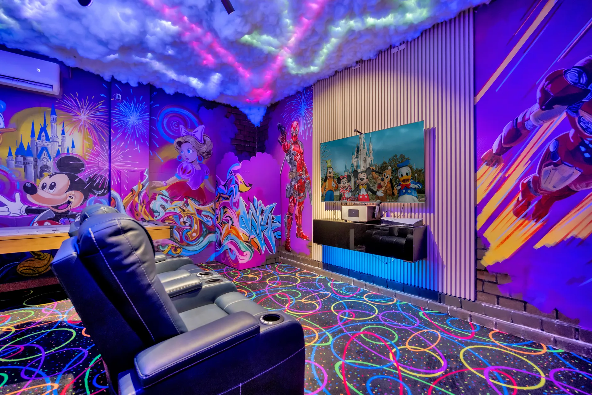 Arcade & Game Room at the luxury villa