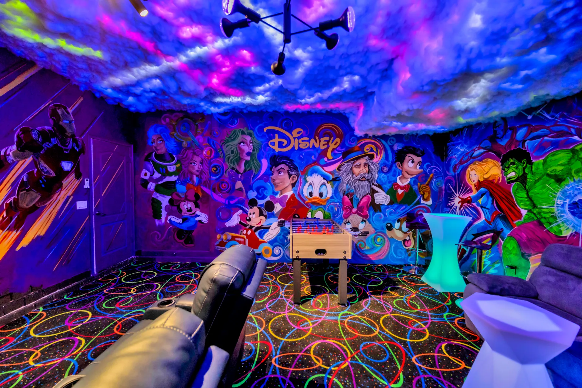 Arcade & Game Room at the luxury villa