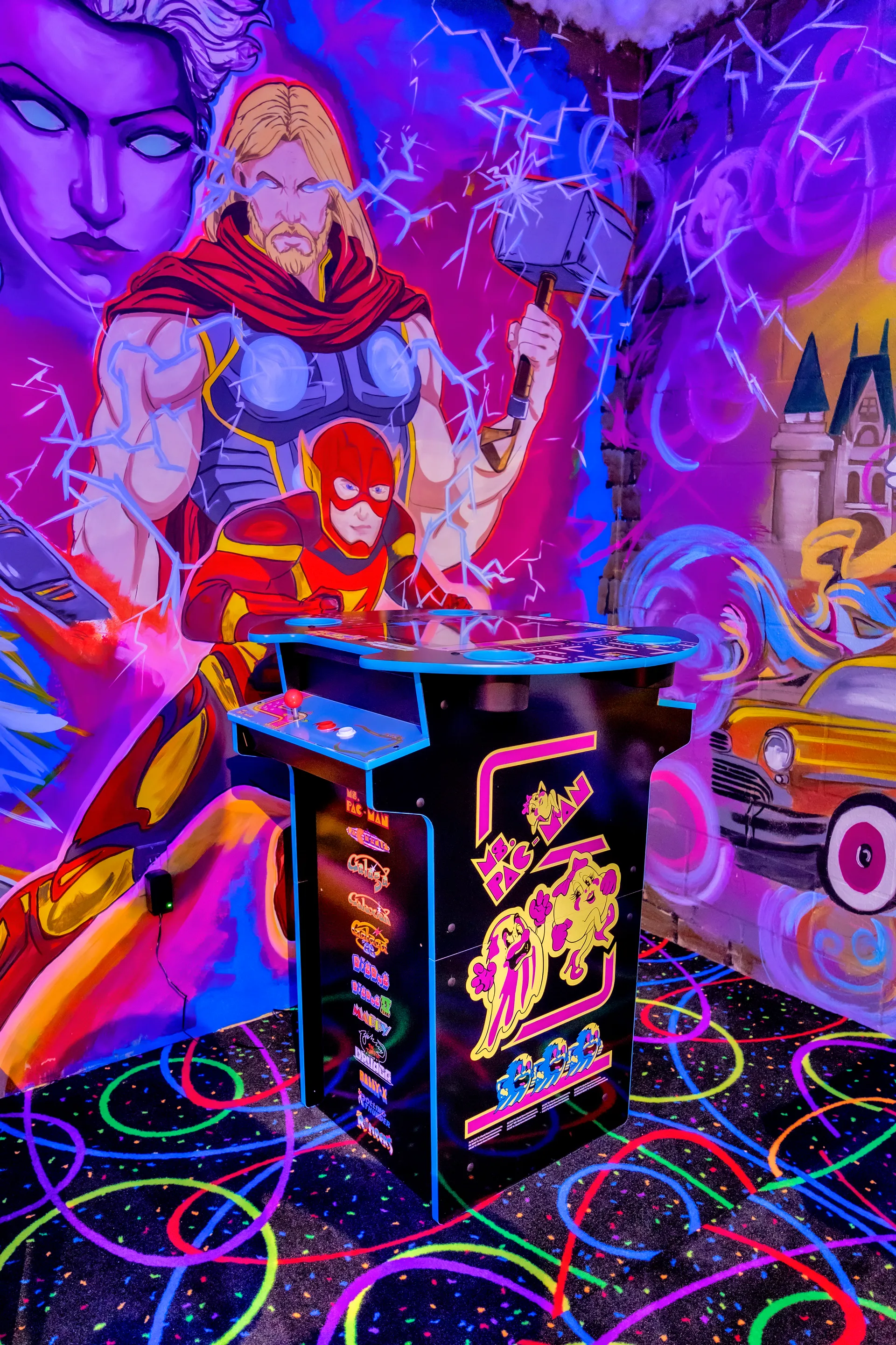 Arcade & Game Room at the luxury villa