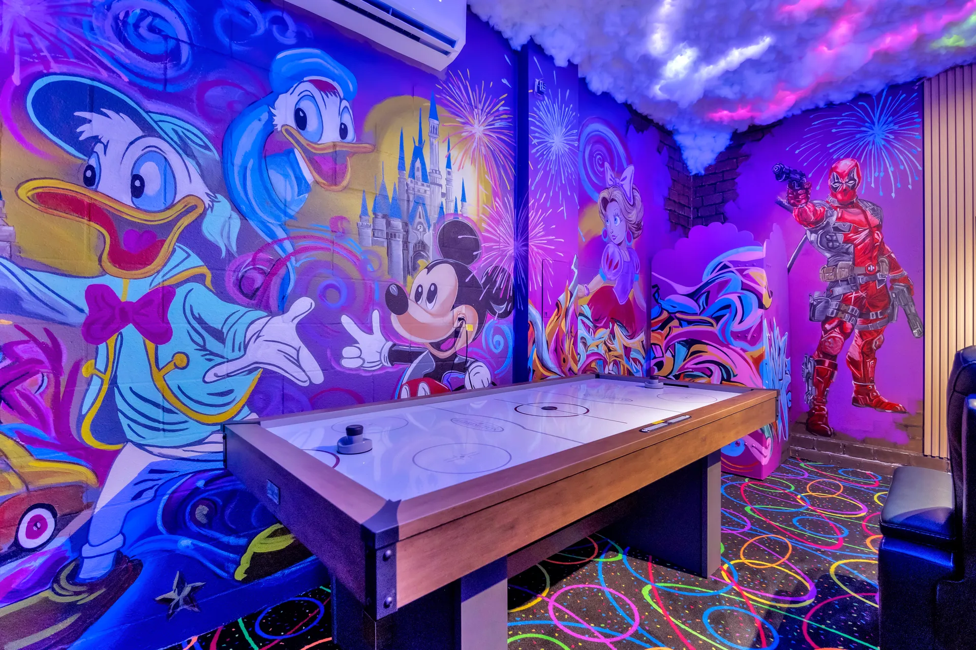 Arcade & Game Room at the luxury villa