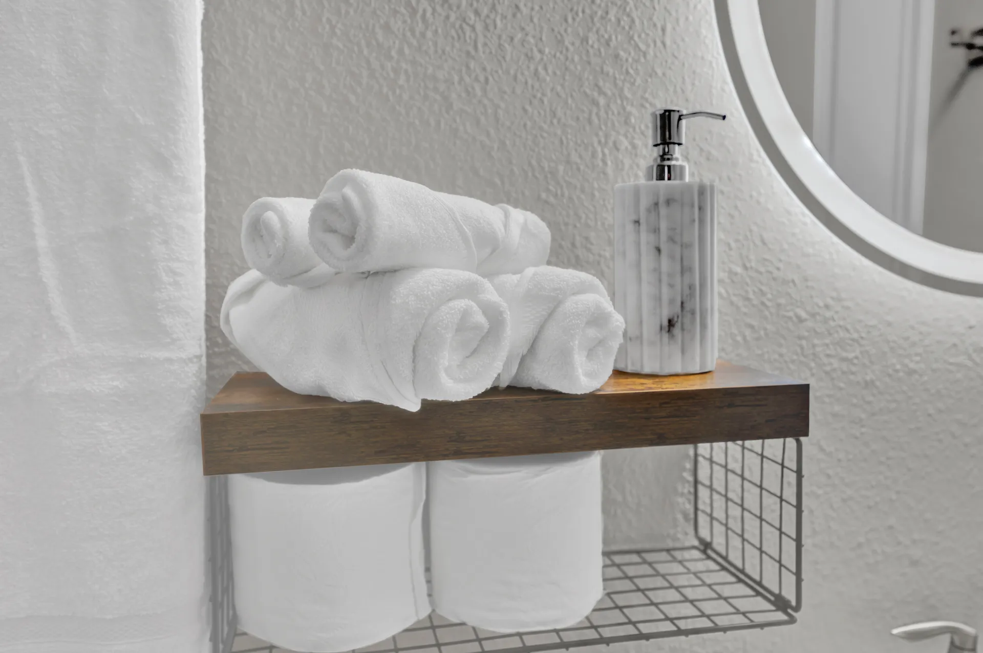 Bathroom at the luxury villa