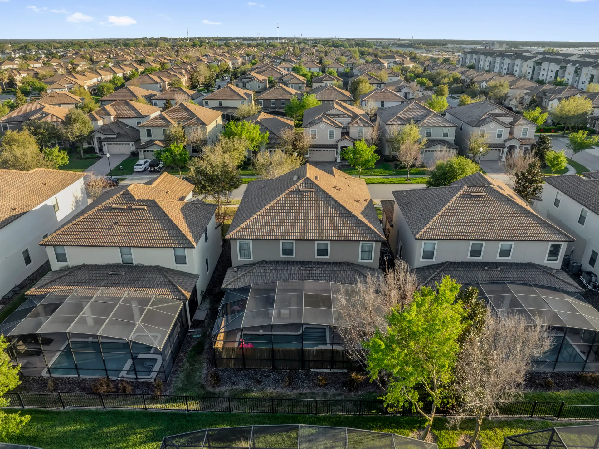 Champions Gate villa exterior aerial view